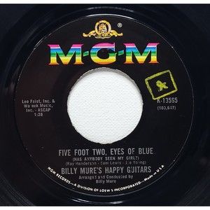 Billy Mure’s Happy Guitars 45 RPM “Five Foot Two / Yes Sir, That’s My Baby” Jazz